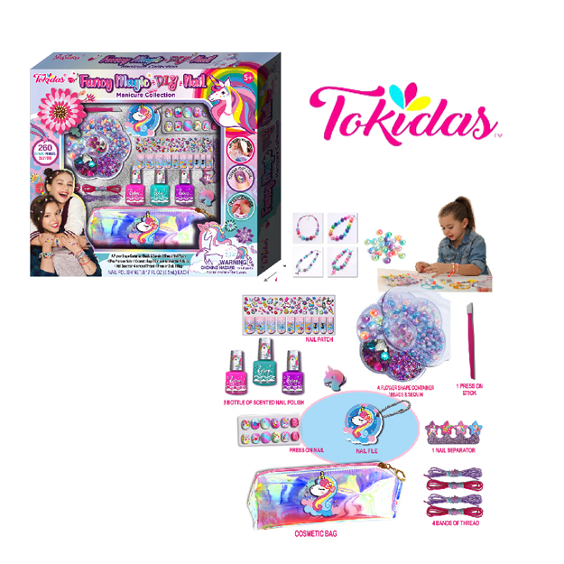 SET DE UÑAS Y PULSERAS MAGIC